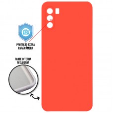 Capa para Motorola Moto G41 - Case Silicone Cover Protector Goiaba